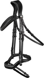 Produktbild von Waldhausen X-Line Shape II Trensenzaum aus Leder für Pferde in Schwarz