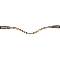 Produktbild von Waldhausen X-Line Shine Stirnband für Pferde aus Kunstleder