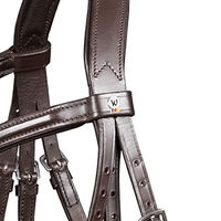 Produktbild von Waldhausen X-Line Standard Trensenzaum Cancún für Warmblut in Braun mit Edelstahl