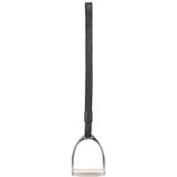 Produktbild von Waldhausen X-Line Steigbügelschlaufen aus Leder und Nylon Schwarz 80 cm
