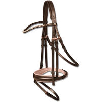 Produktbild von Waldhausen X-Line Trensenzaum für Warmblut in Rosa und Braun mit Edelstahlbeschlägen