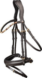 Produktbild von Waldhausen X-Line Trensenzaum Goldheart für Warmblut in Braun oder Schwarz