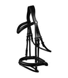 Waldhausen X-Line Trensenzaum Stockholm aus Leder in Schwarz für Warmblut – Bild 1 von 2