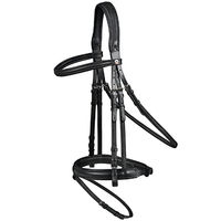 Produktbild von Waldhausen X-Line Trensenzaum Supersoft englisch kombiniert Leder Schwarz XWB