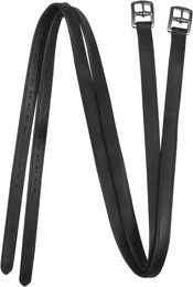 Waldhausen XLine Steigbügelriemen Premium aus Leder Schwarz 120 cm – Bild 1 von 5