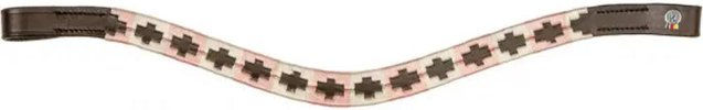 Waldhausen XLine Stirnband Polo aus Leder in Braun – Bild 1 von 2