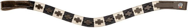 Waldhausen XLine Stirnband Polo Leder Schwarz – Bild 1 von 4