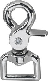 Waldhausen Zügelsnapp Trapezoid Karabiner für Pferde Silber 19 mm – Bild 1 von 3