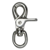 Produktbild von Waldhausen Zügelsnaps Öse rund mit Karabiner und Rolle für Pferde aus Metall in Silber
