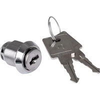 Produktbild von Waldhausen Zylinderschloss für Sattelschrank und Hängevitrine aus Metall in Silber