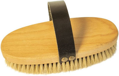 Waldkraft Pferdebürste aus Naturmaterial in Schwarz und Braun – Bild 1 von 3