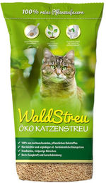 WaldStreu Öko Holzstreu für Katzen unparfümiert 40l - 40 l – Bild 1 von 2