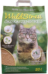 WaldStreu Öko Katzenstreu Pflanzenstreu unparfümiert 20 l - 2 x 20 l – Bild 1 von 2