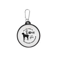 Produktbild von Walkies Reisenapf faltbar aus Silikon Deutscher Drahthaar - 1 Stk.