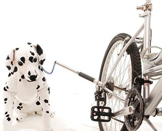 Produktbild von Walky Dog Low Rider Fahrradbefestigungszubehör aus Edelstahl für Hundeleinen in Silber