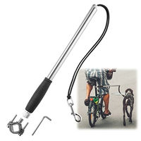 Produktbild von WalkyDog Fahrradstange Joggingleine aus Metall in Silber und Schwarz - 1 Stk.
