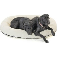 Produktbild von Wallace & Jones Bolton Orthopädisches Hundebett aus Kunstleder Creme M