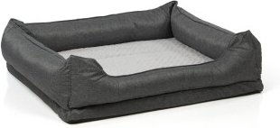 Wallace & Jones Chelsea Hundebett XL mit Memory Foam in Grau – Bild 1 von 3