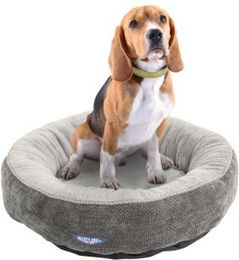 Wallace & Jones Hundebett Balmoral rund kratzfest grau Größe M 65 x 65 x 20 cm – Bild 1 von 6