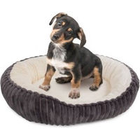 Produktbild von Wallace & Jones Hundebett Cameron S für kleine Hunde aus Cord in Grau-Beige