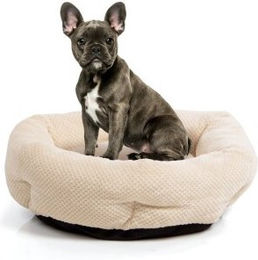 Wallace & Jones Hundebett Cloey Beige Stoff Größe S – Bild 1 von 12