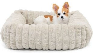 Wallace & Jones Hundebett Mary in Beige aus Cord Größe S – Bild 1 von 7