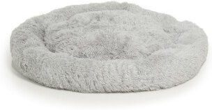 Wallace & Jones Hundebett Sarnia Plüsch Grau Größe L – Bild 1 von 2