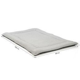 Wallace & Jones Hundedecke Bristol grau XXL aus Plüsch – Bild 1 von 2