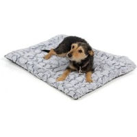 Produktbild von Wallace & Jones Hundedecke gepolstert Plüsch Snow Grau Größe M