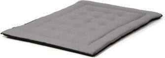 Wallace & Jones Hundematte aus Baumwolle gepolstert XL Schwarz Grau - 130 cm – Bild 1 von 5