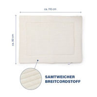 Produktbild von Wallace & Jones Hundematte Cardi aus Cord in Beige XL