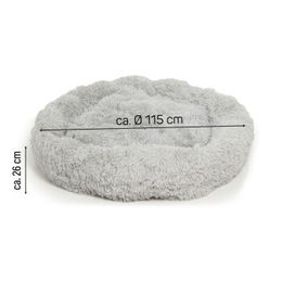 Produktbild von Wallace & Jones Hundematte Sarnia Plüsch XL hellgrau