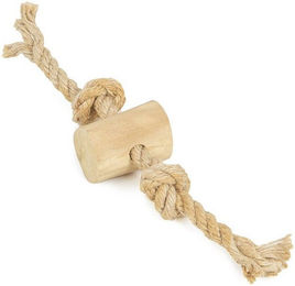 Wallace & Jones Kauspielzeug Gorilla Tug Hundespielzeug aus Holz in Beige Größe S – Bild 1 von 2