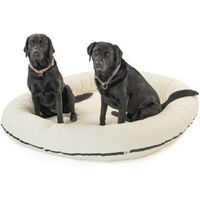 Produktbild von Wallace & Jones orthopädisches Hundebett Bolton aus Kunstleder beige Größe L
