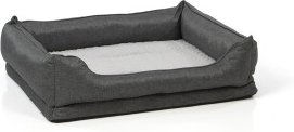 Wallace & Jones Orthopädisches Hundebett mit Memory Foam für Senioren in Grau Größe L – Bild 1 von 3
