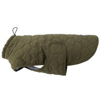 Produktbild von Wanderpfote Hundemantel Steppjacke für kleine und mittelgroße Hunde wasserdicht Grün XS - 1 Stk.