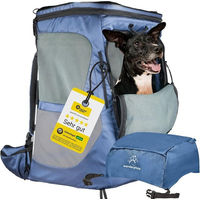 Produktbild von Wanderpfote Hunderucksack Daypack Blau Größe M Transportbox für kleine Hunde Adult - 3 kg