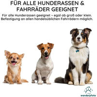 Produktbild von Wanderpfote Joggingleine für Hunde Schwarz