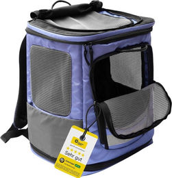 Wanderpfote Tiertransporttasche Rucksack Trekking Light Blau für kleine Hunde und Katzen bis 8kg – Bild 1 von 5