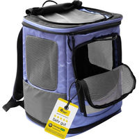 Produktbild von Wanderpfote Tiertransporttasche Rucksack Trekking Light Blau für kleine Hunde und Katzen bis 8kg