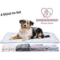 Produktbild von Warenhammer Plüsch Tierdecke für Hunde und Katzen in Grau
