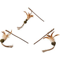 Produktbild von Warmako Spot Silver Vine Teaser Wand Spielzeug für Katzen aus Naturmaterial in Silber und Braun