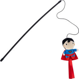 Produktbild von Warner Bros DC Superman Katzenangel aus Kunststoff in Schwarz Rot Blau Bunt