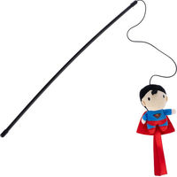 Produktbild von Warner Bros DC Superman Katzenangel aus Kunststoff in Schwarz Rot Blau Bunt