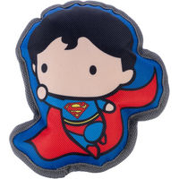 Produktbild von Warner Bros DC Superman Plüschspielzeug für Hunde aus Polyester in Blau und Bunt