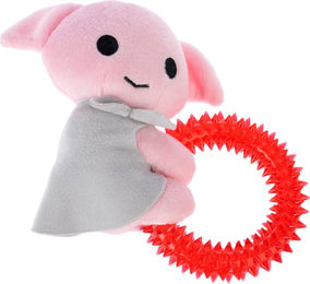 Produktbild von Warner Bros Harry Potter Dobby Plüschspielzeug für Hunde mit Ring aus Polyester