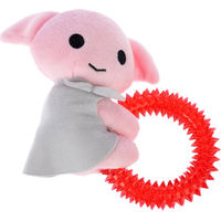 Produktbild von Warner Bros Harry Potter Dobby Plüschspielzeug für Hunde mit Ring aus Polyester