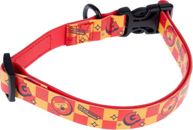 Produktbild von Warner Bros Harry Potter Halsband Gryffindor Biothane wasserabweisend Orange Rot Größe S für kleine Rassen