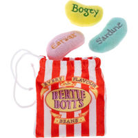 Produktbild von Warner Bros Harry Potter Katzenspielzeugset Bertie Botts Bohnen mit Catnip und Stoffbeutel bunt