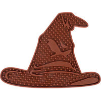 Produktbild von Warner Bros Harry Potter Schleckmatte Sprechender Hut Intelligenzspielzeug aus Silikon Braun 22 x 18 x 1 cm